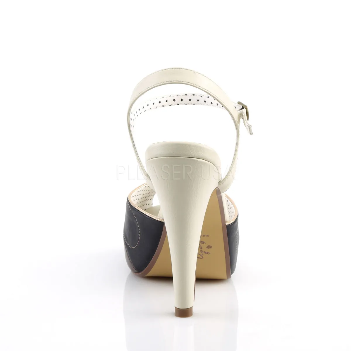 BETTIE-27  Cream Multi Faux Leather