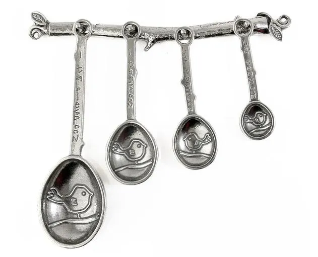 Bird Measuring Spoons with Strip