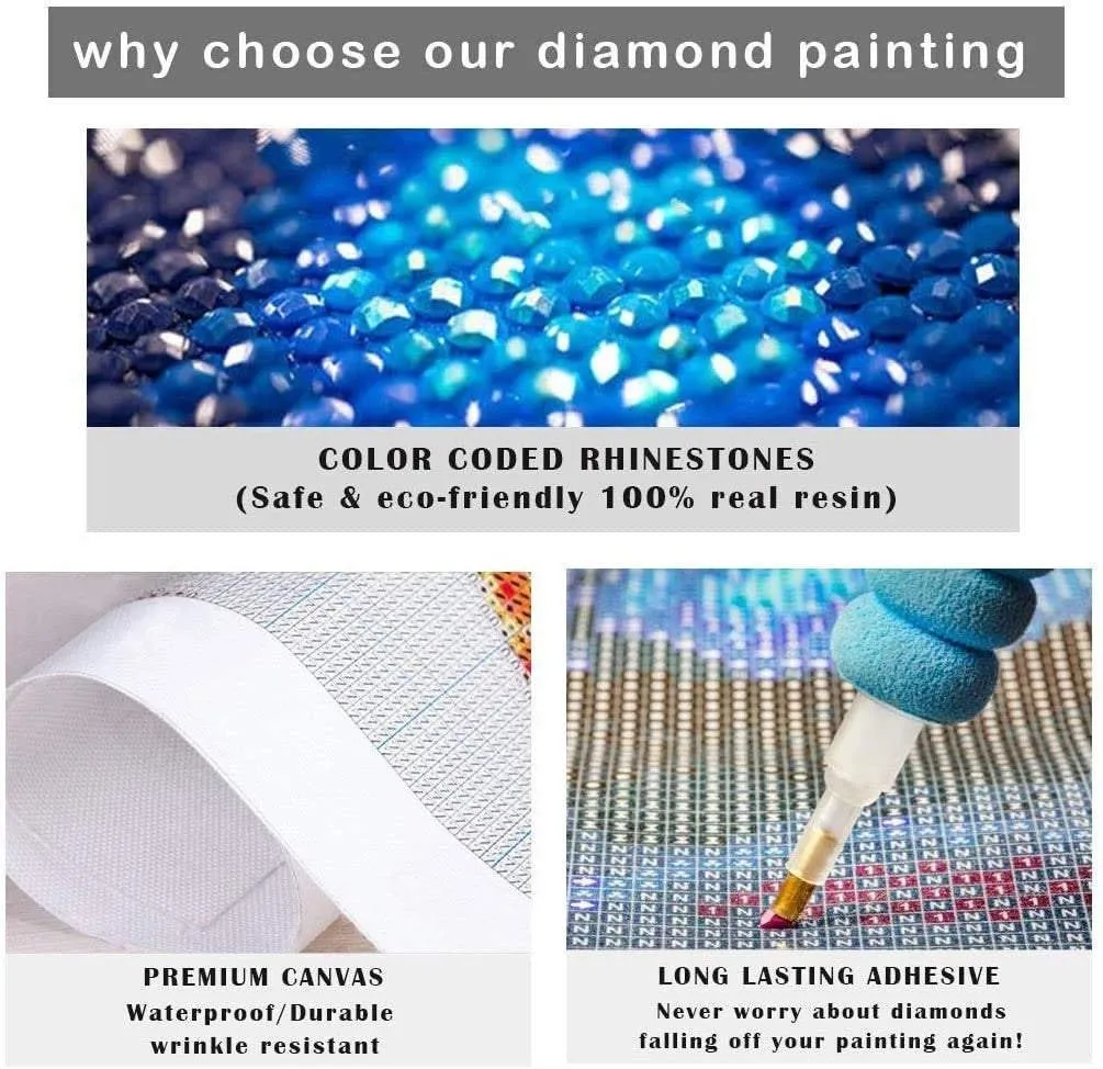 Black cat | 5d diamond diy art full drill embroidery painting kit | home wall art décor | 11.8" x 11.8" | the perfect relaxation gift idea