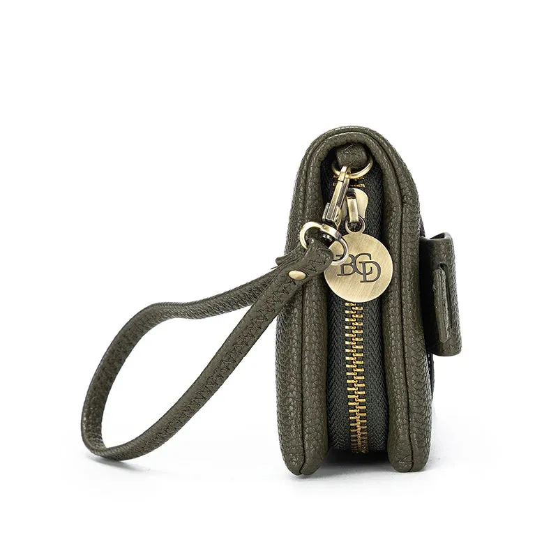 Black Caviar Mavie Wallet Dark Olive
