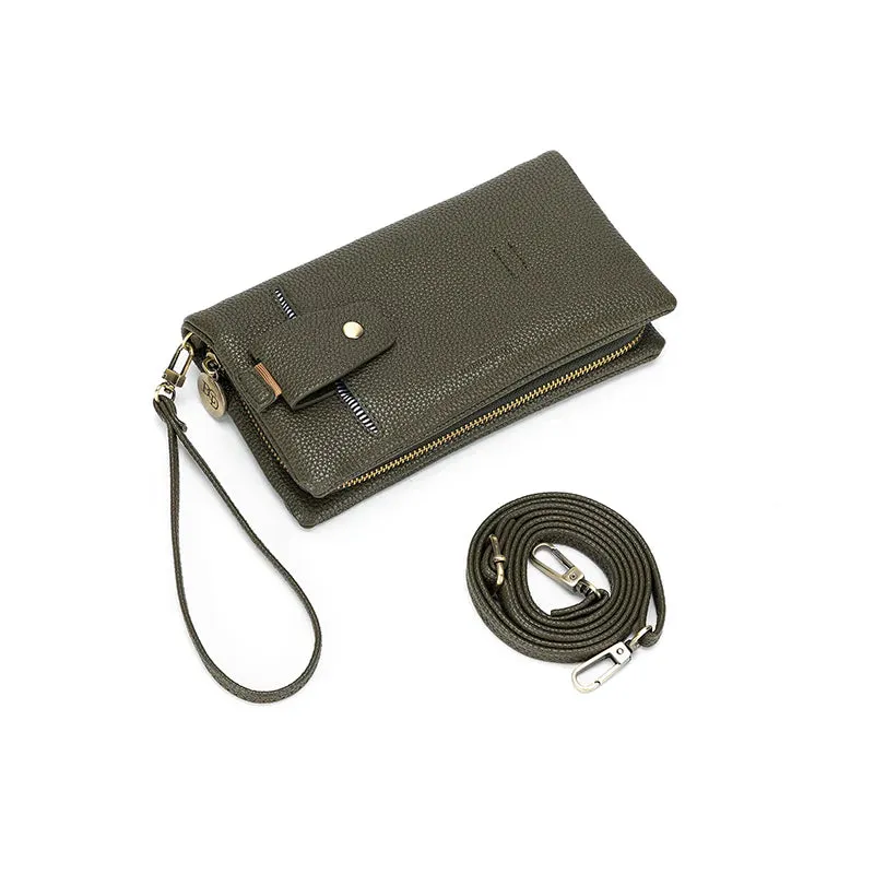 Black Caviar Mavie Wallet Dark Olive