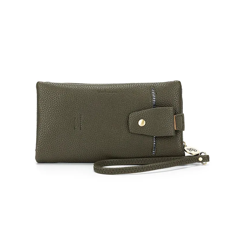 Black Caviar Mavie Wallet Dark Olive
