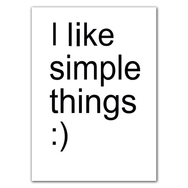 Black White Love Smile Quote Motivational Wall Art