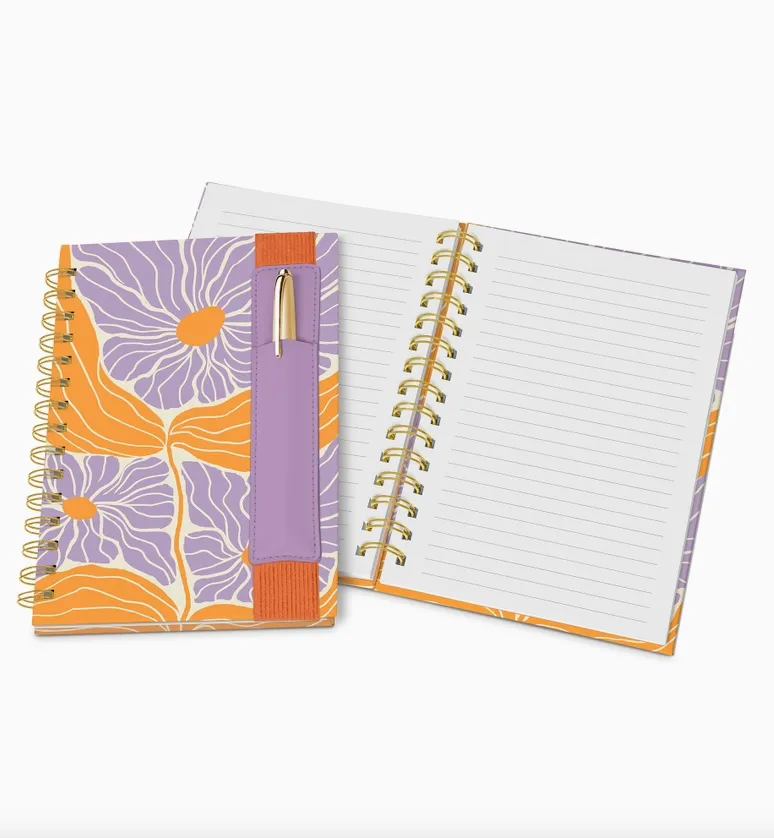 Bloom Oliver Notebook with Pen Pocke