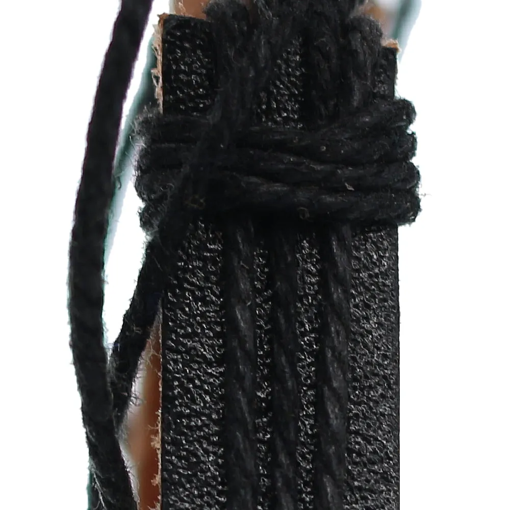 Blue Starfish Faux Leather Adjustable Bracelet