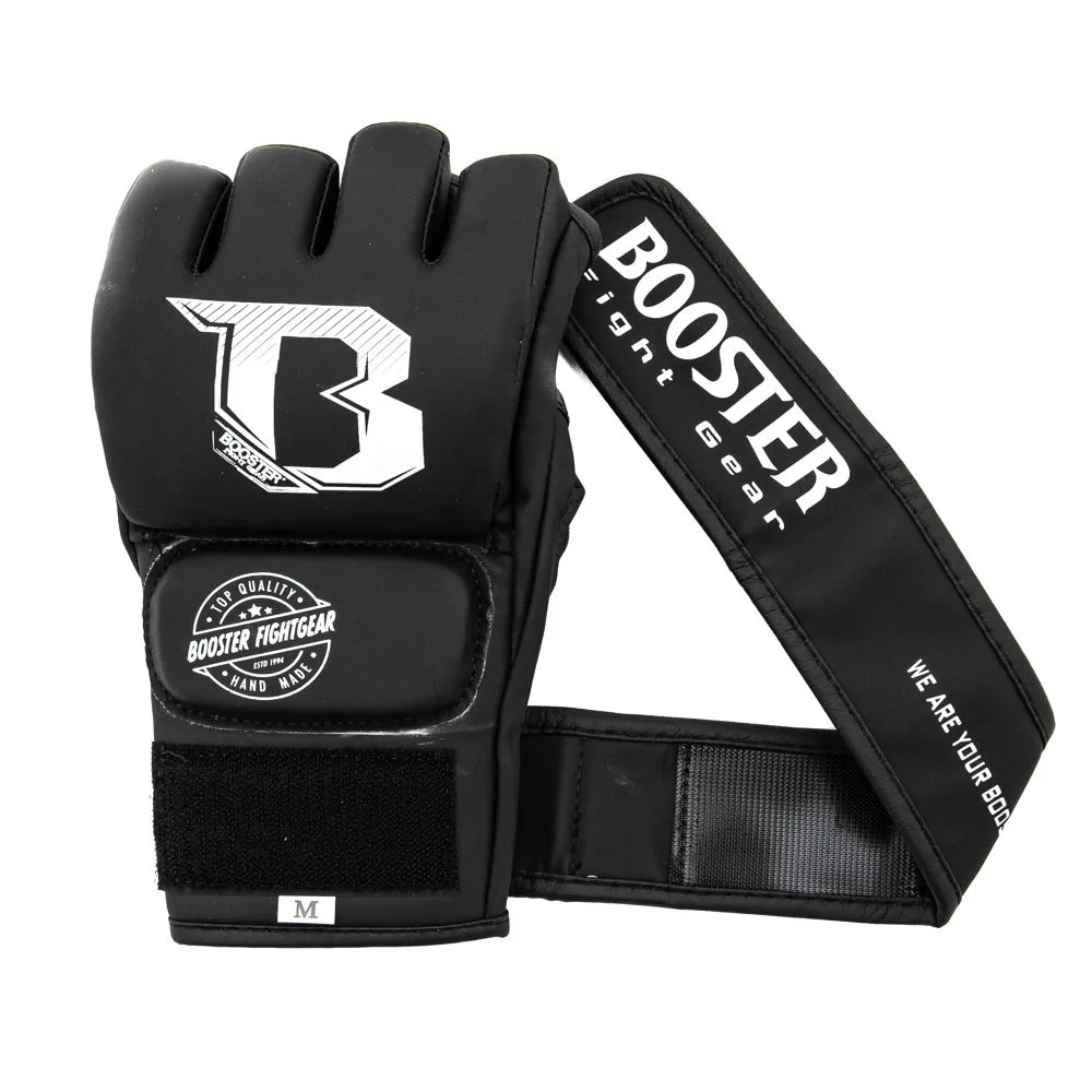 Booster Fight Gear Supreme 4oz MMA Gloves with Thumb Black