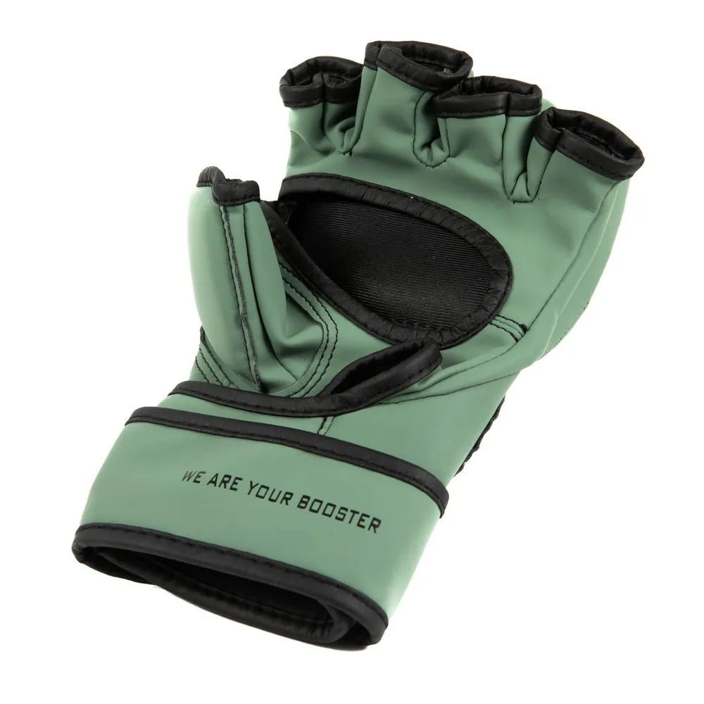 Booster Fight Gear Supreme 4oz MMA Gloves with Thumb Green
