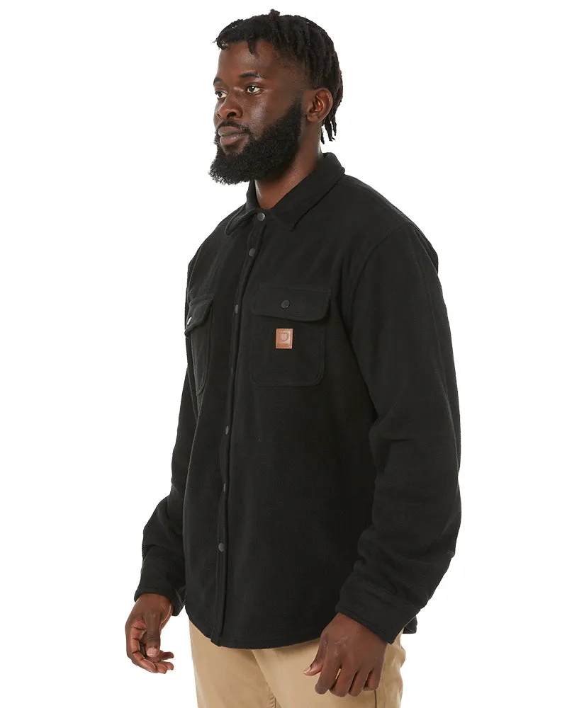 Bowery LS Fleece - Black