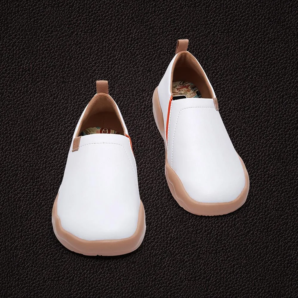 Bright White Toledo II Microfiber Leather Women