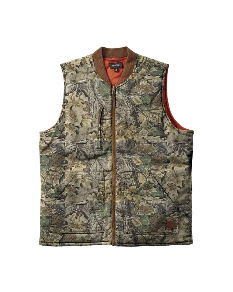 Builders Abraham Reversible Vest - Leaf Camo/Golden Brown