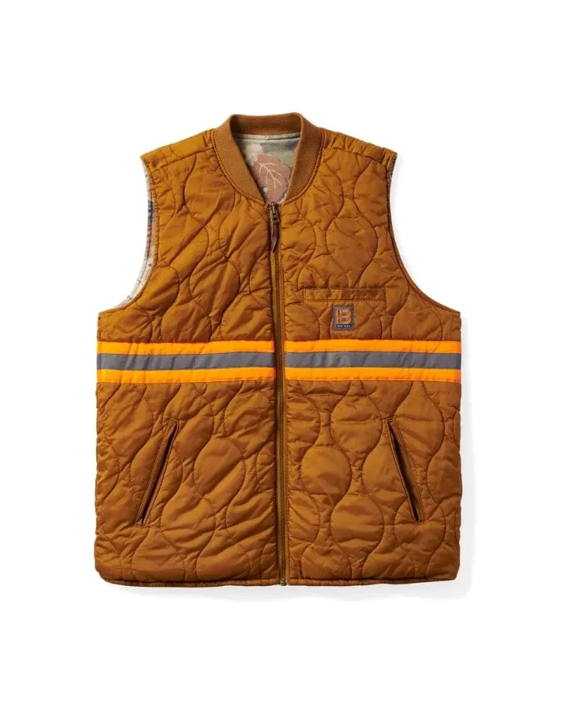 Builders Abraham Reversible Vest - Leaf Camo/Golden Brown
