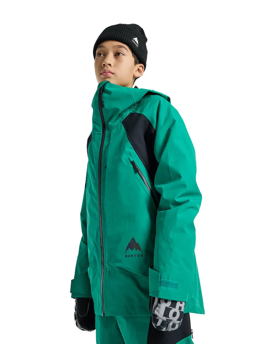 Burton Kids' Outbeam 3L Jacket System Regal Teal/True Black 2025
