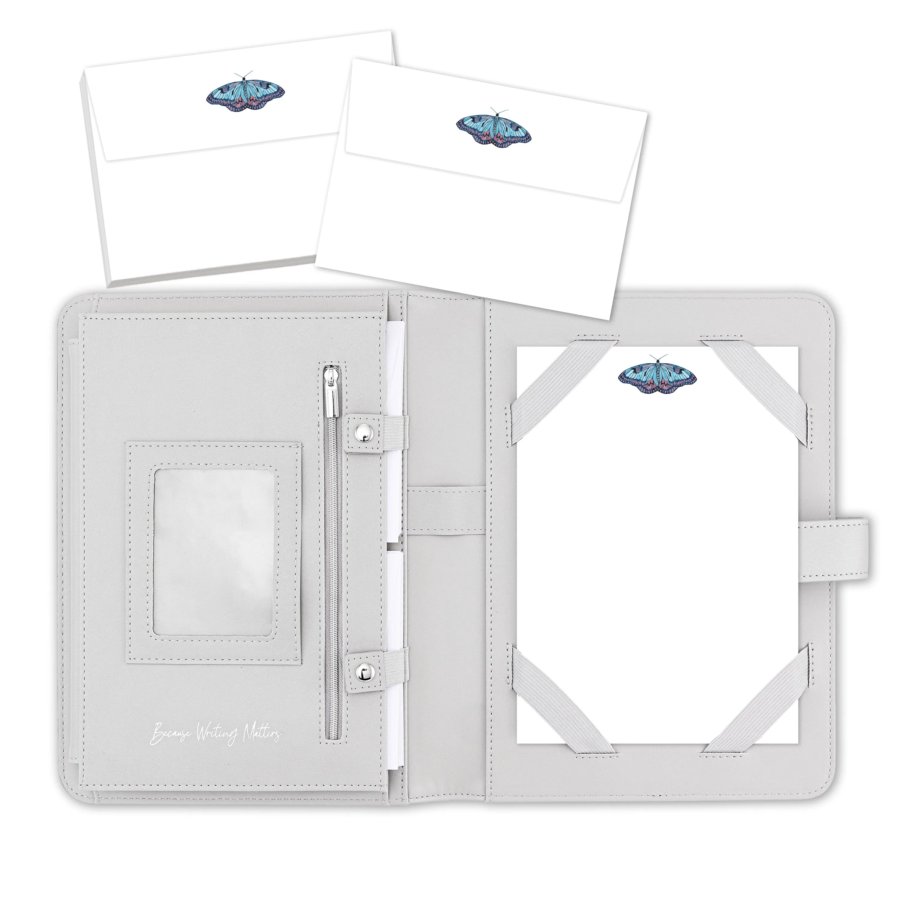 Butterfly Letter Writing Set with Organiser