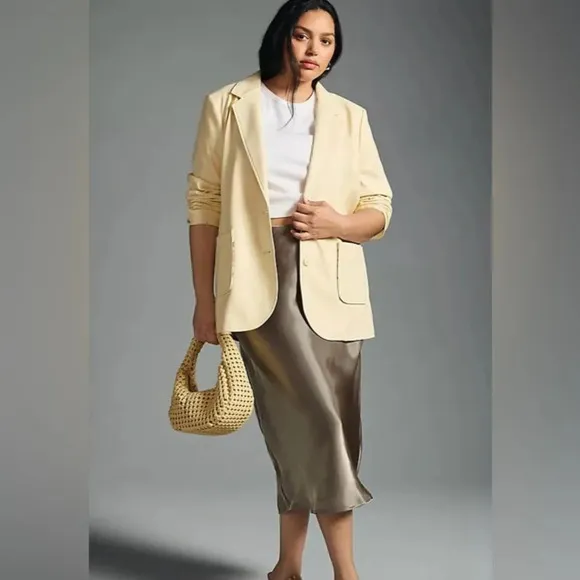 By Anthropologie Faux Leather Jacket