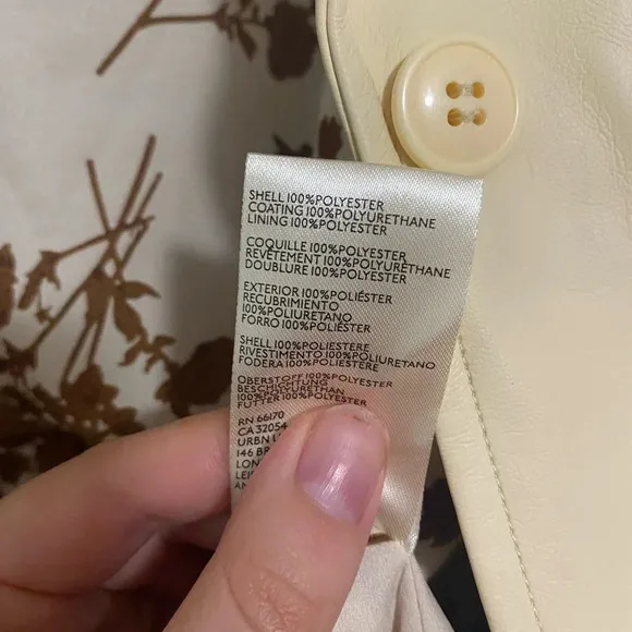 By Anthropologie Faux Leather Jacket