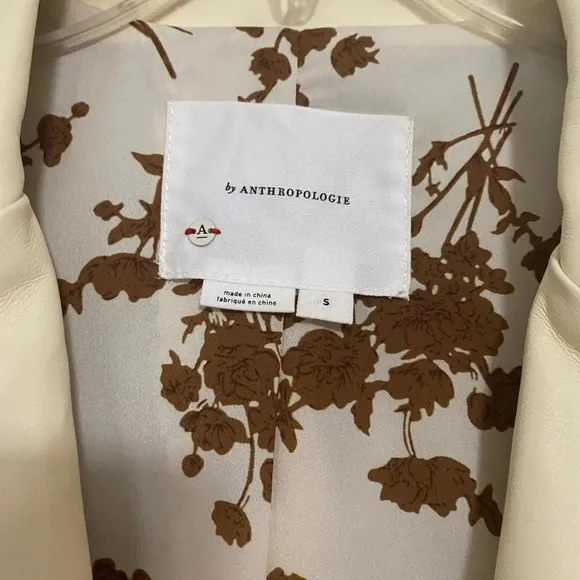 By Anthropologie Faux Leather Jacket