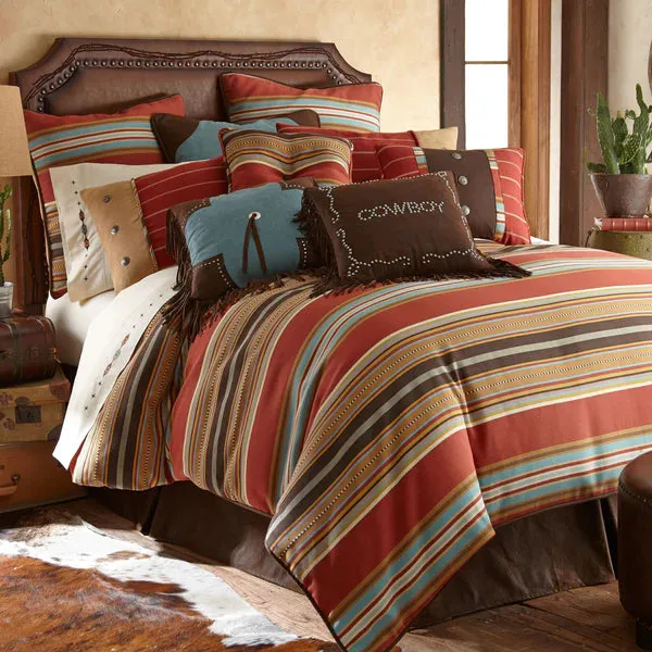 Calhoun Turquoise Faux Leather Sham