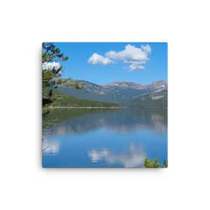 Canvas photo print of Turquoise Lake in Colorado
