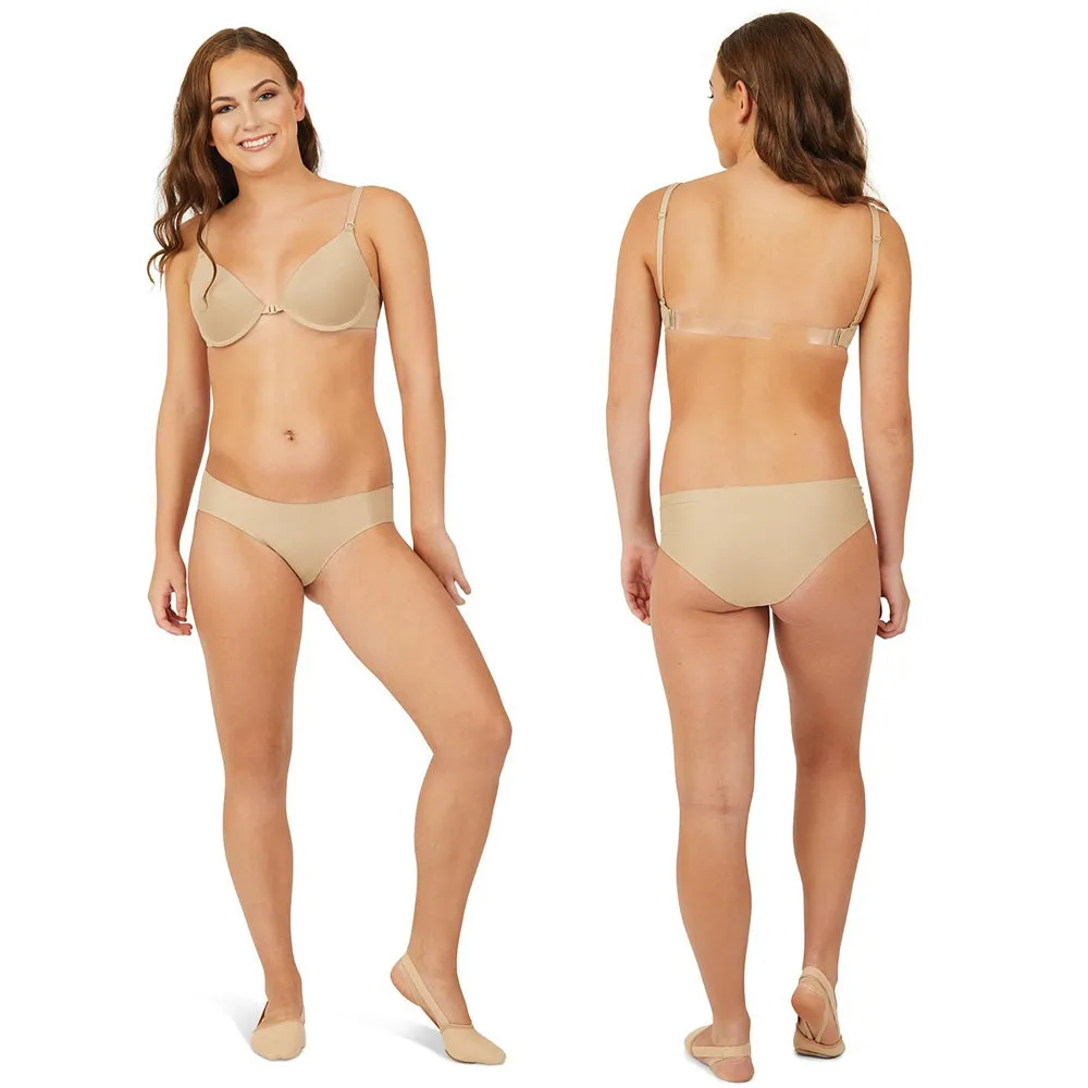 Capezio Underwire Bra with Clear and Stretch Straps