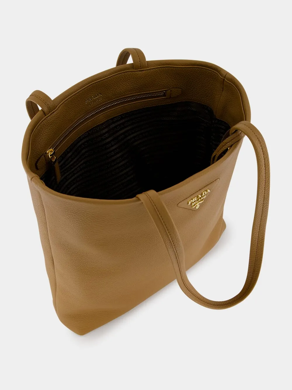 Caramel Soft Leather Shopping Bag