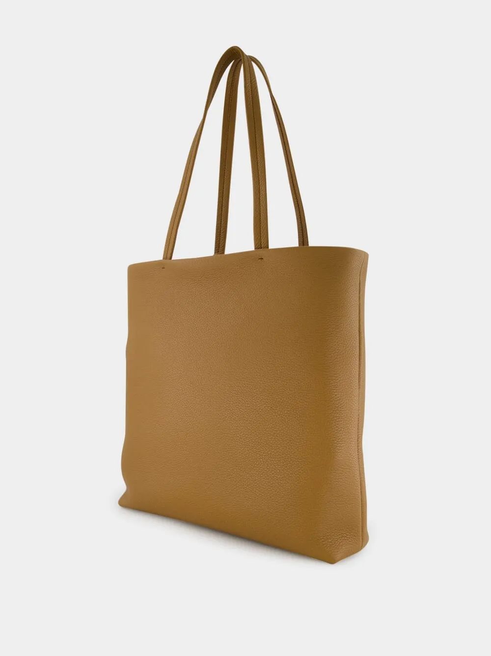 Caramel Soft Leather Shopping Bag
