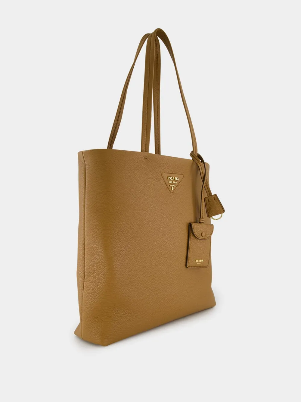 Caramel Soft Leather Shopping Bag