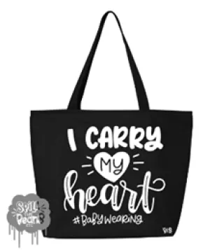 Carry My Heart Canvas Bag