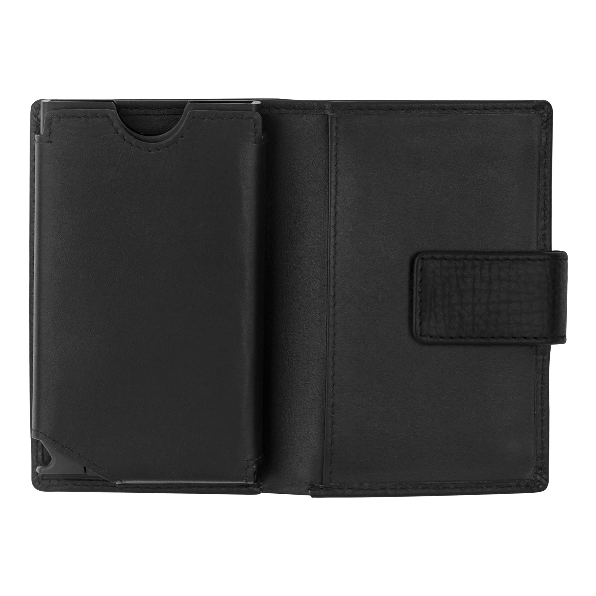 CERRUTI 1881 NLE012A-Rigid card holder Irving Black