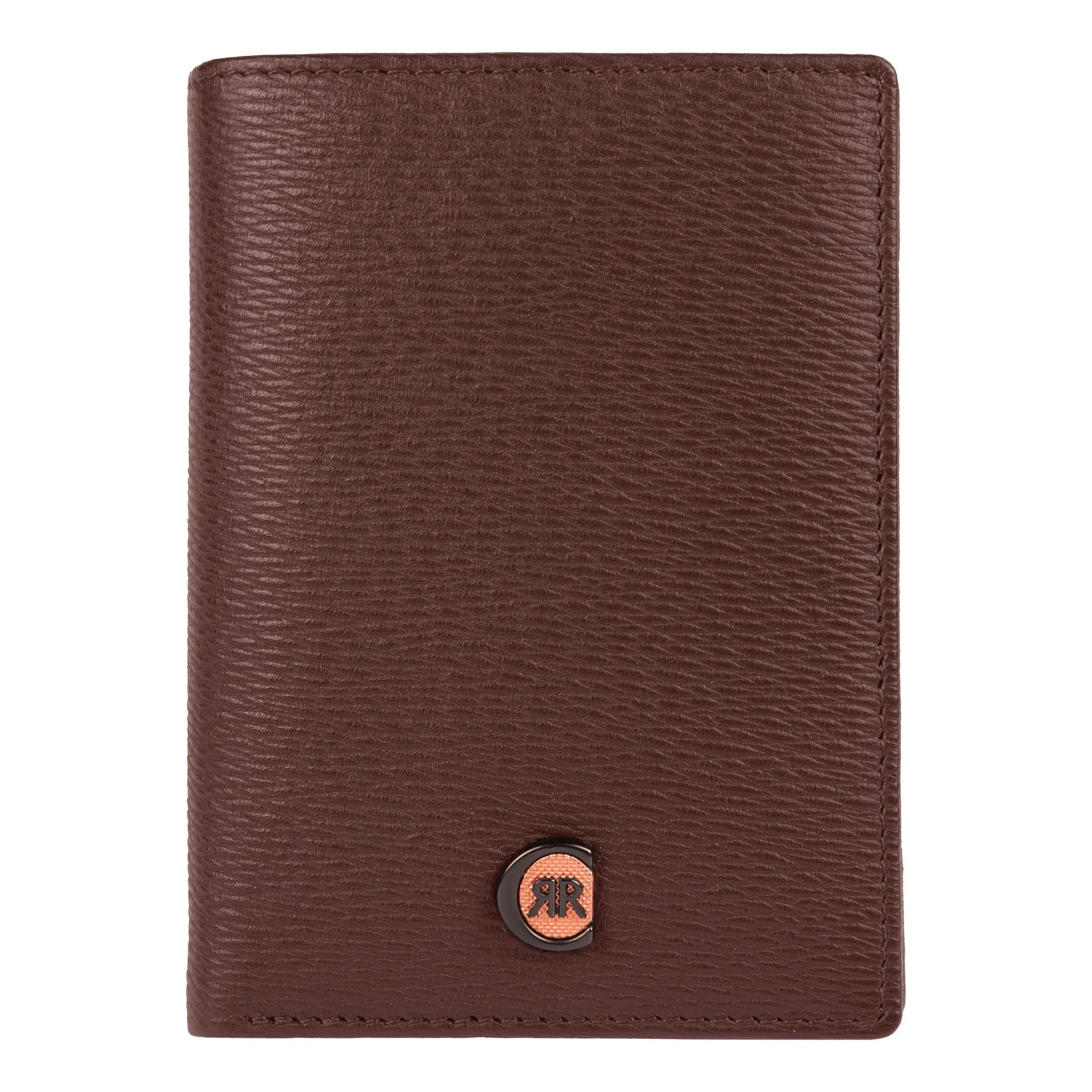 CERRUTI 1881 NLF202Y-Card holder with flap Bond Brown