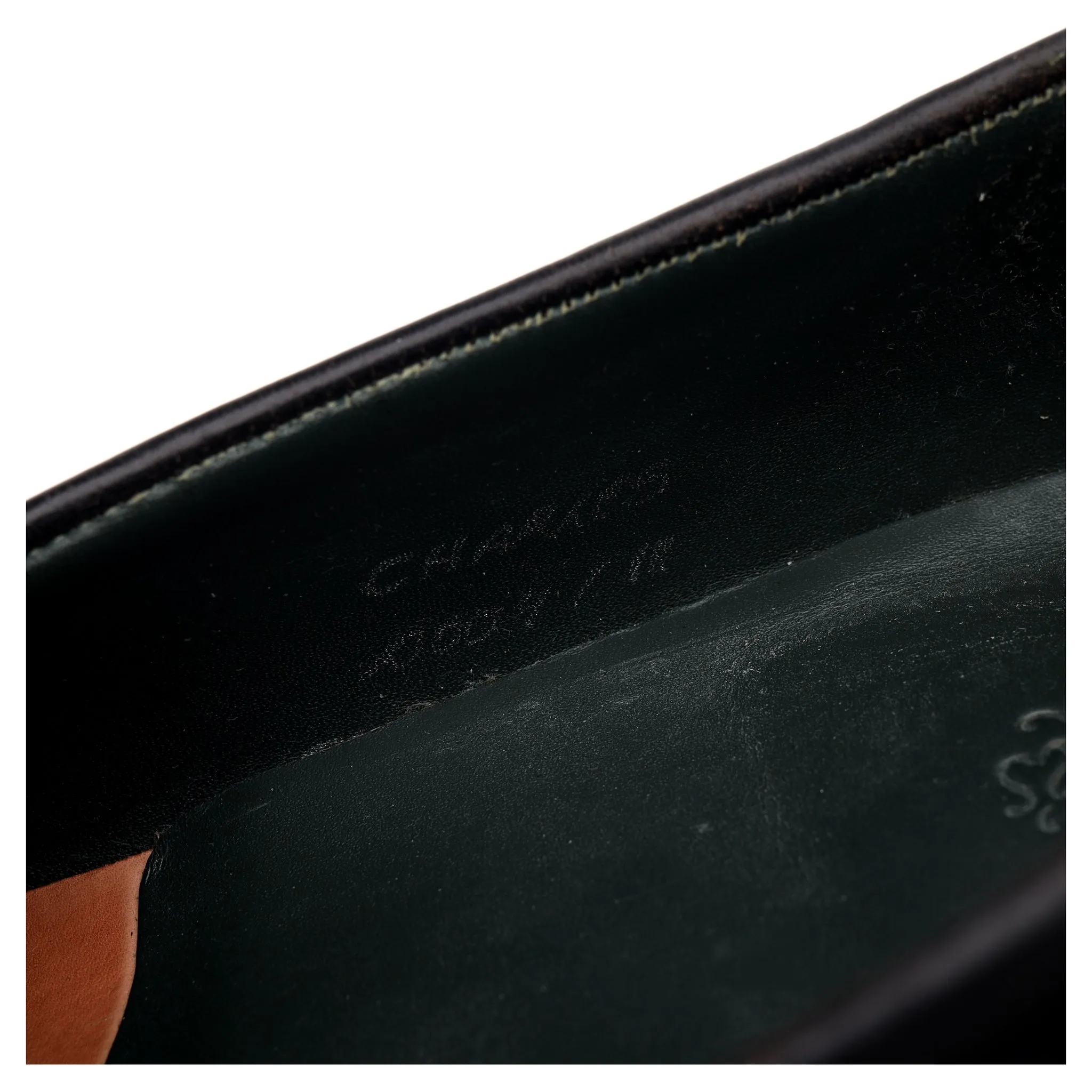'Charles' Black Leather Loafer UK 11