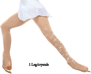 Chloe Noel 8832 Over-The-Boot Tights with Crystals