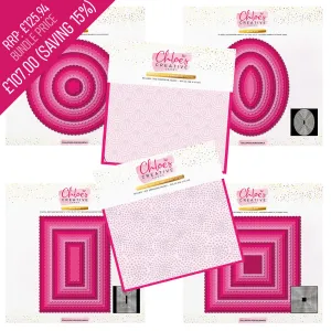 Chloes Creative Cards 8x8 Scalloped and Pierced Dies and 8x8 Embossing Folders I NEED IT ALL!