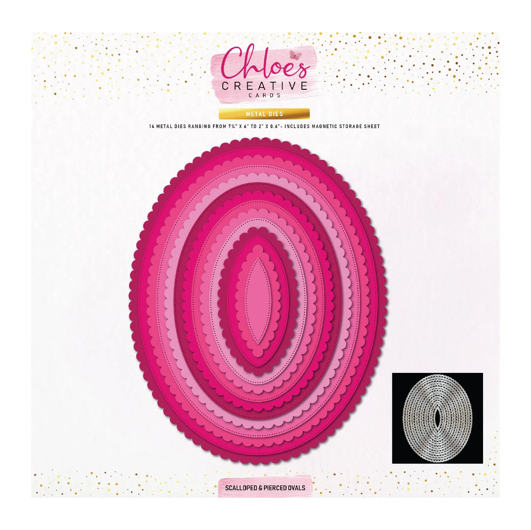 Chloes Creative Cards 8x8 Scalloped and Pierced Dies and 8x8 Embossing Folders I NEED IT ALL!