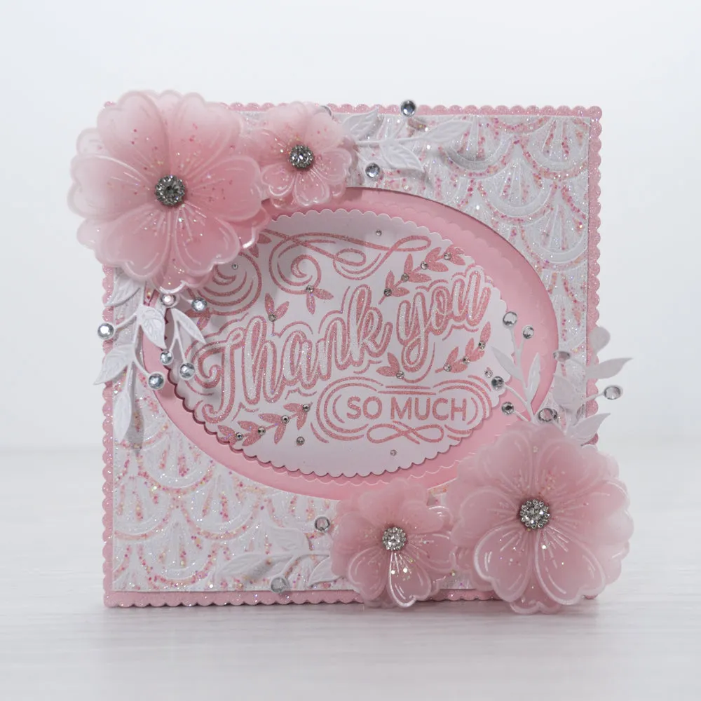 Chloes Creative Cards 8x8 Scalloped and Pierced Dies and 8x8 Embossing Folders I NEED IT ALL!