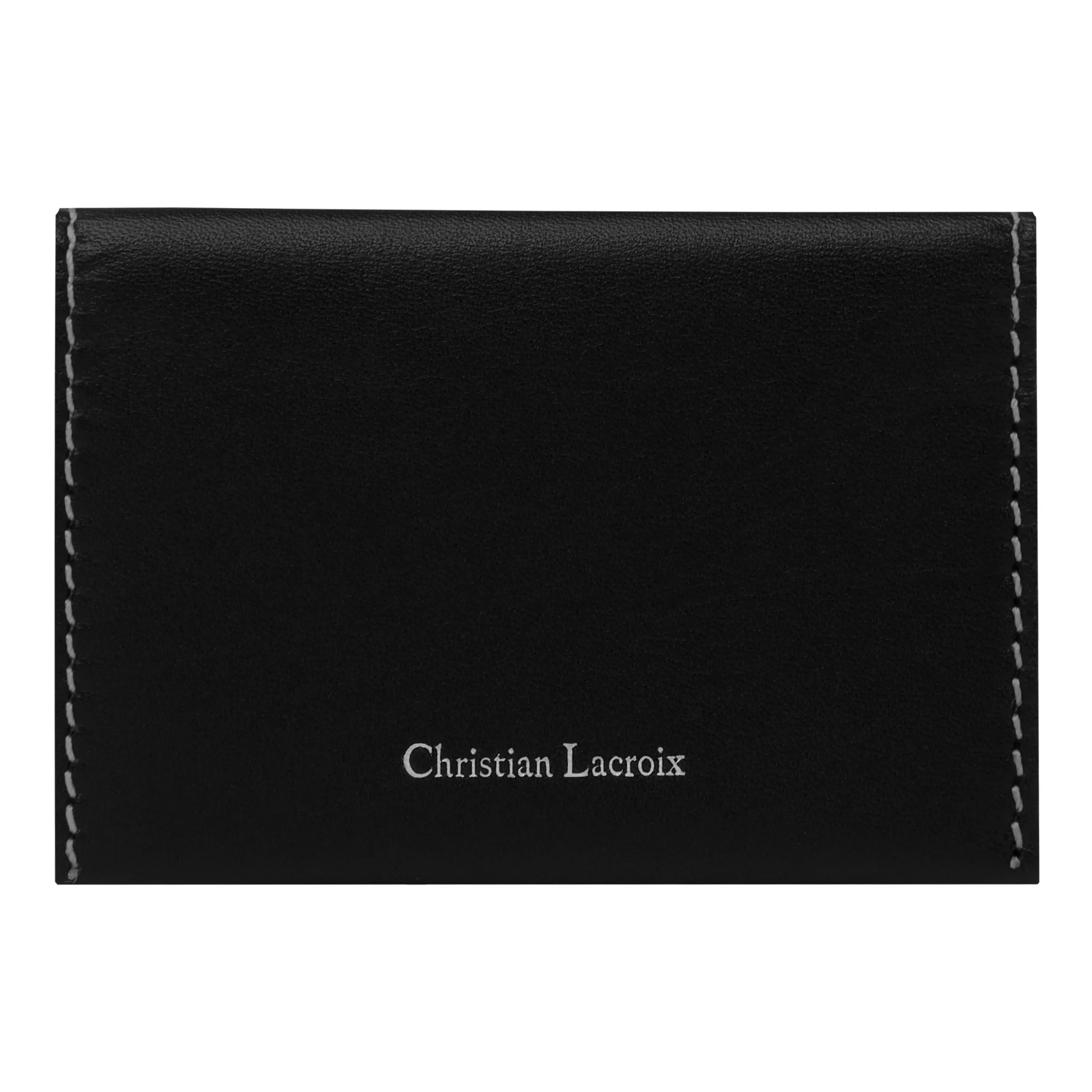 Christian Lacroix LLF314A-Card holder with flap Alter Black