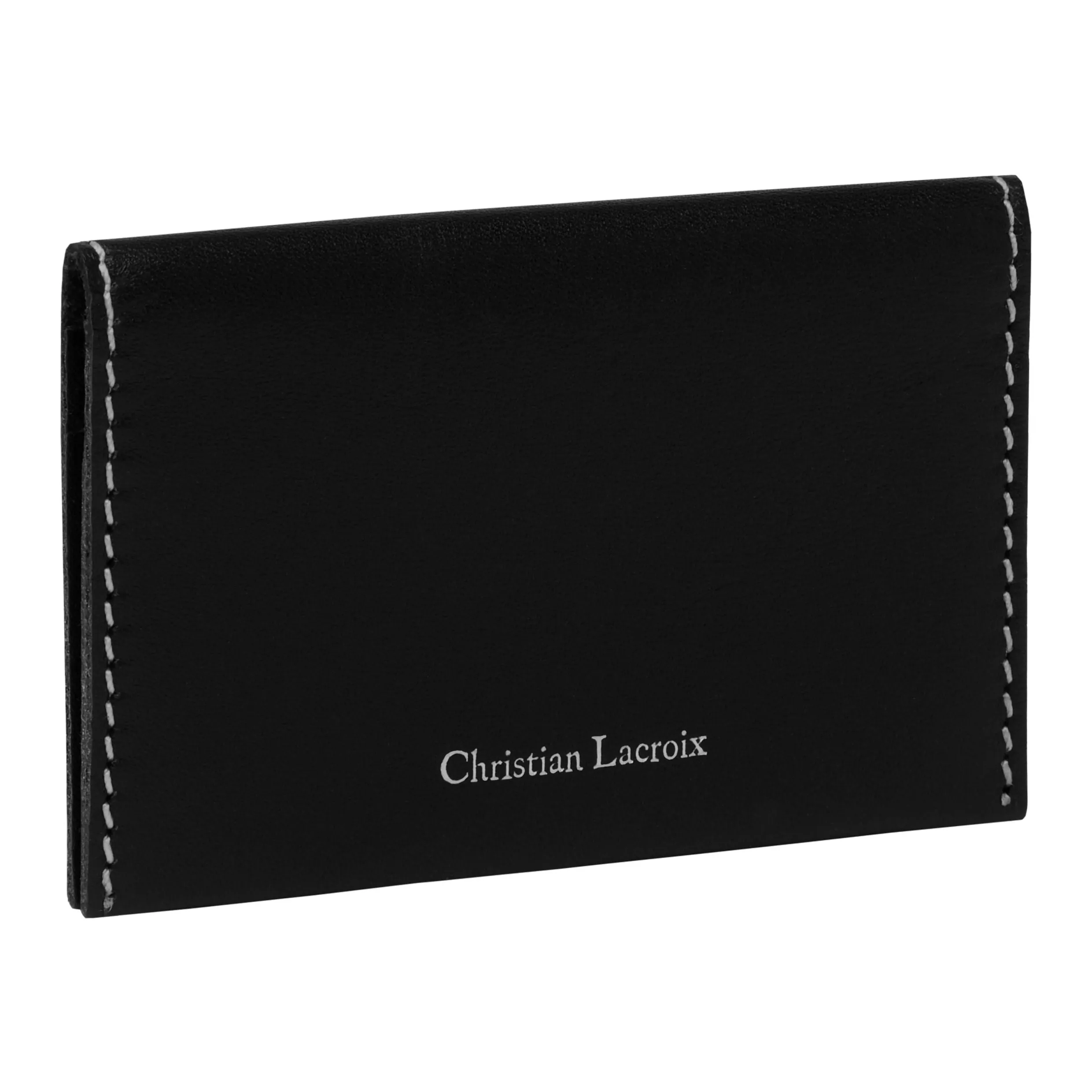 Christian Lacroix LLF314A-Card holder with flap Alter Black