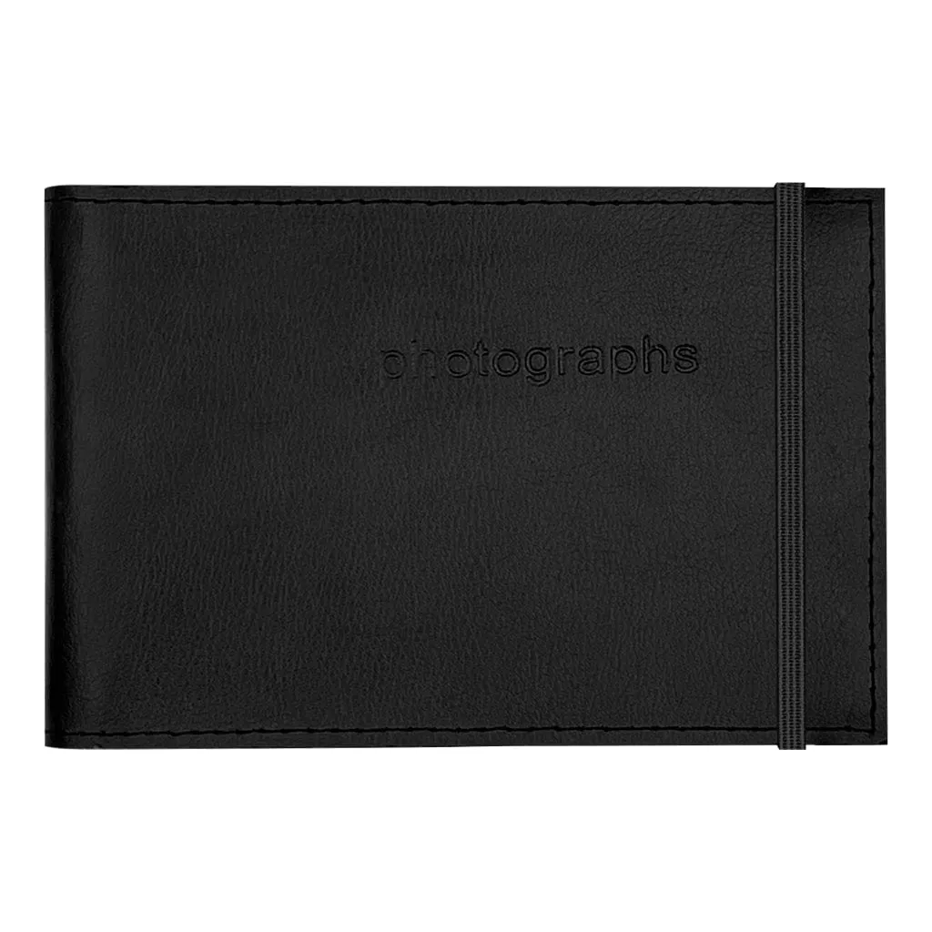 Citi Leather Black Pocket Brag Book Photo Wallet