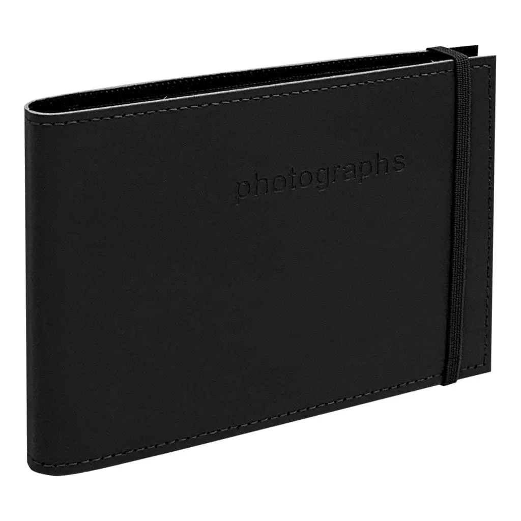 Citi Leather Black Pocket Brag Book Photo Wallet