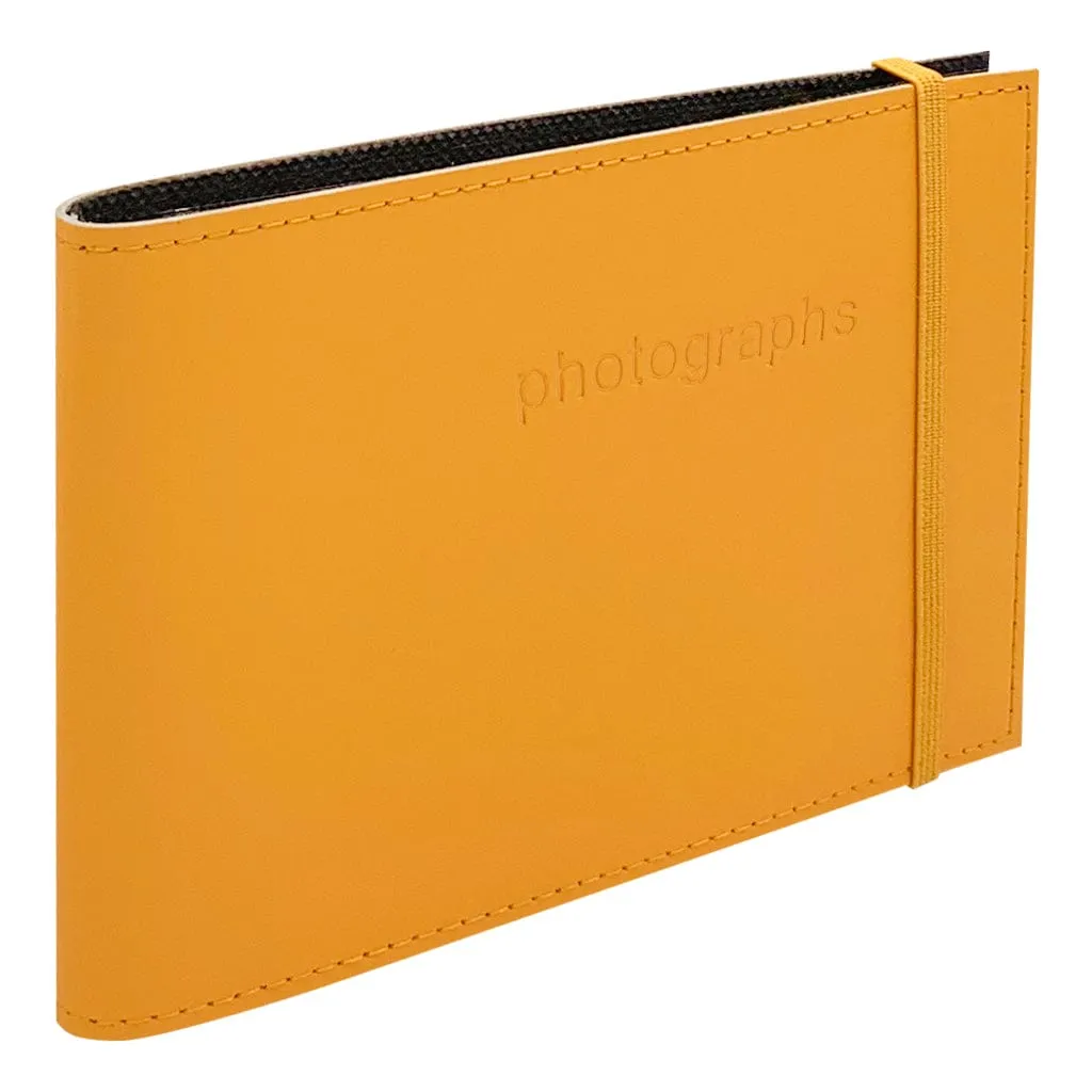 Citi Leather Saffron Pocket Brag Book Photo Wallet