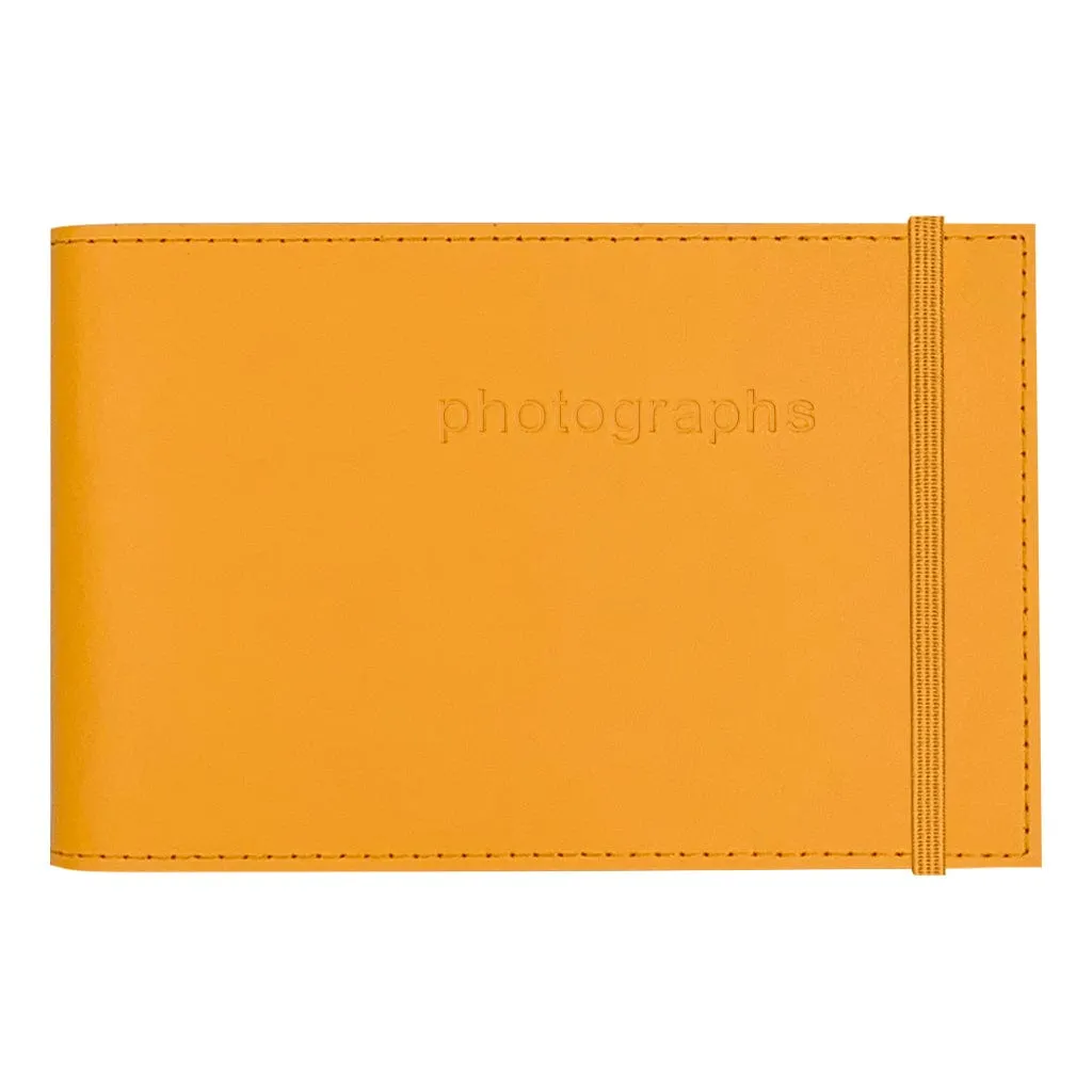Citi Leather Saffron Pocket Brag Book Photo Wallet