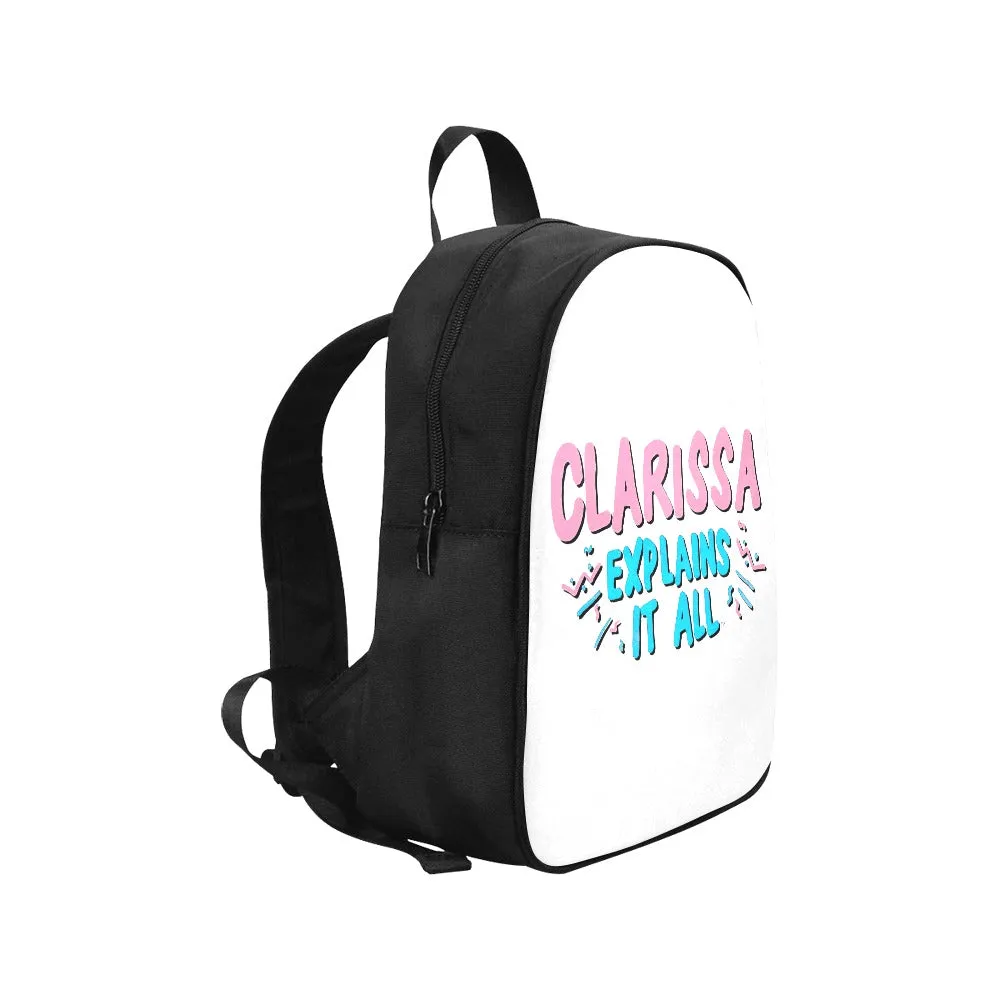 Clarissa Explains It All Canvas Backpack