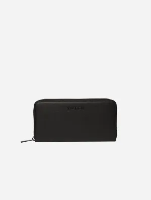 Classic Essentials Apple Leather Vegan Purse | Black