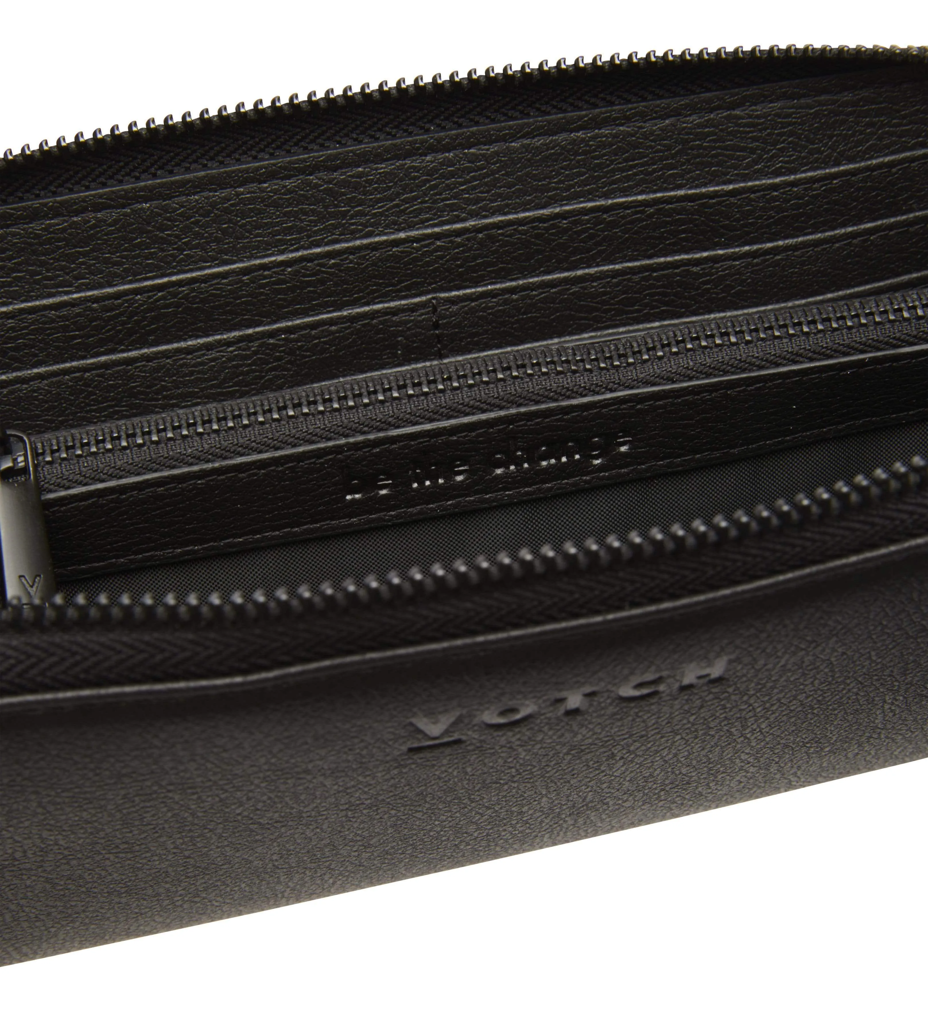 Classic Essentials Apple Leather Vegan Purse | Black