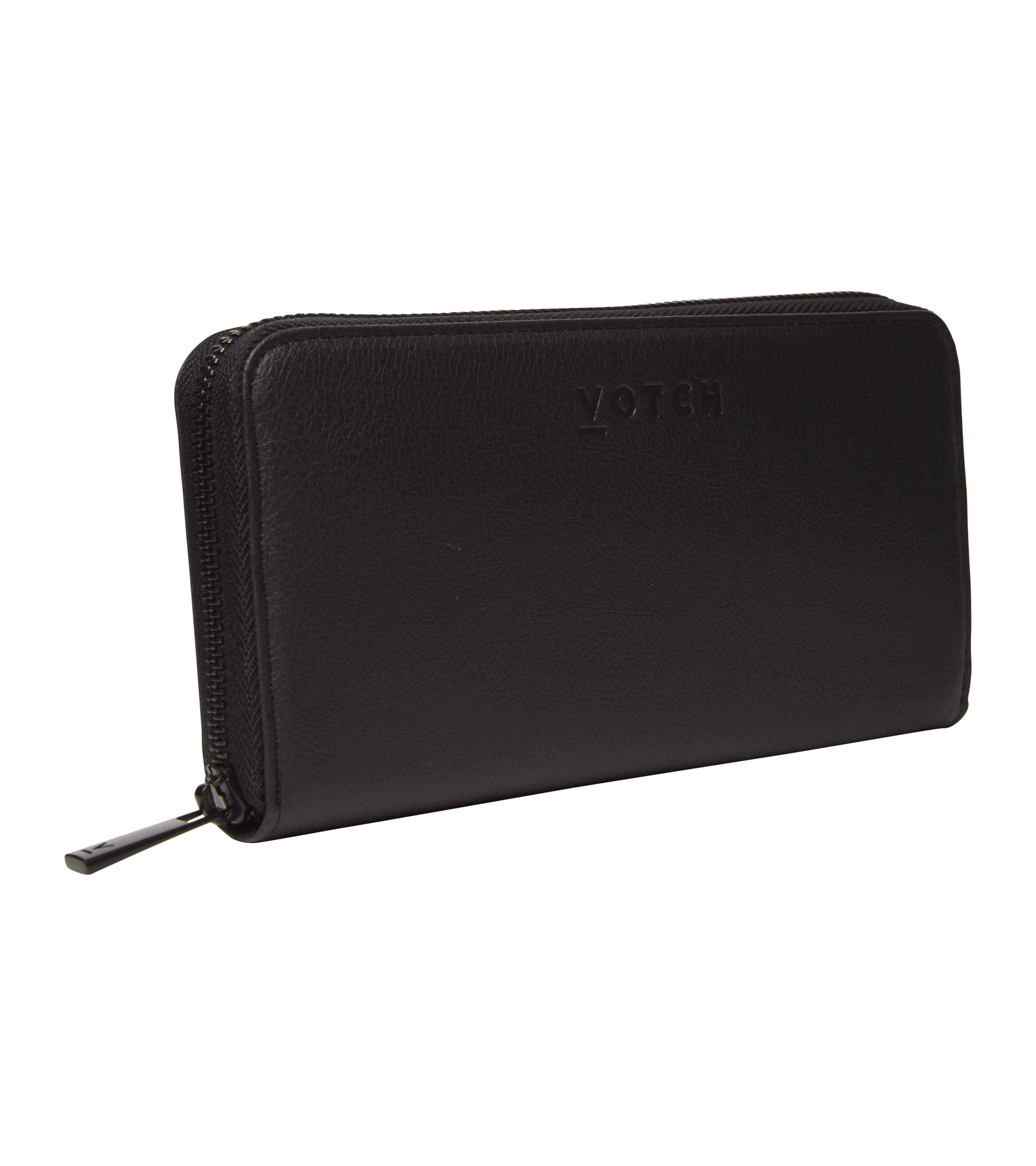 Classic Essentials Apple Leather Vegan Purse | Black
