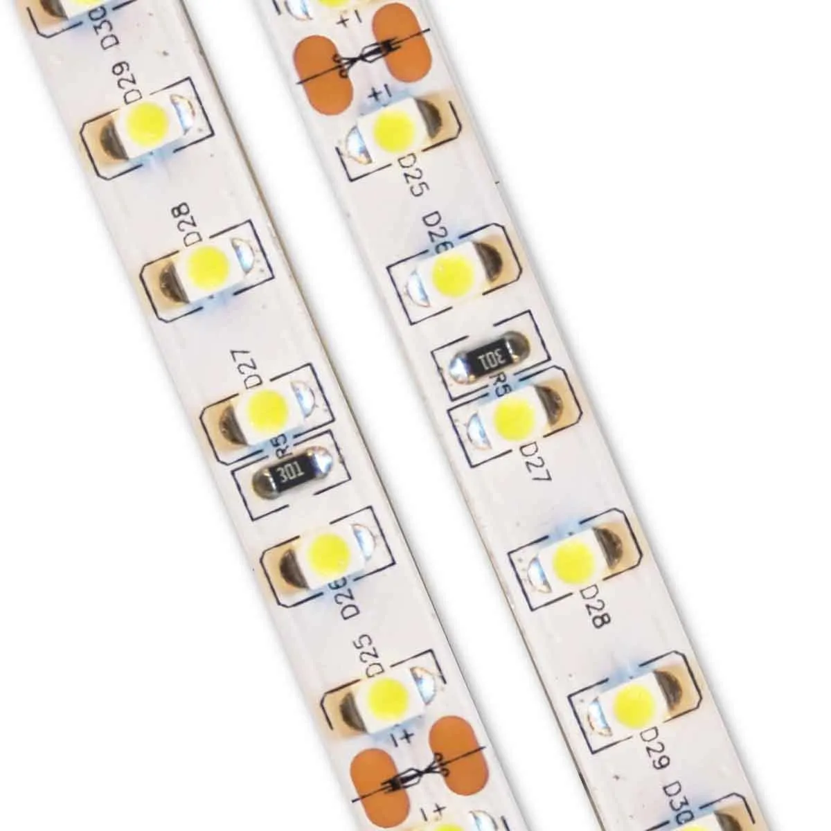 Classic LED Strip | IP20 | 24v | 8mm | Cut every 50mm | 120LEDs p/m | 9.6w p/m | p/metre & reel