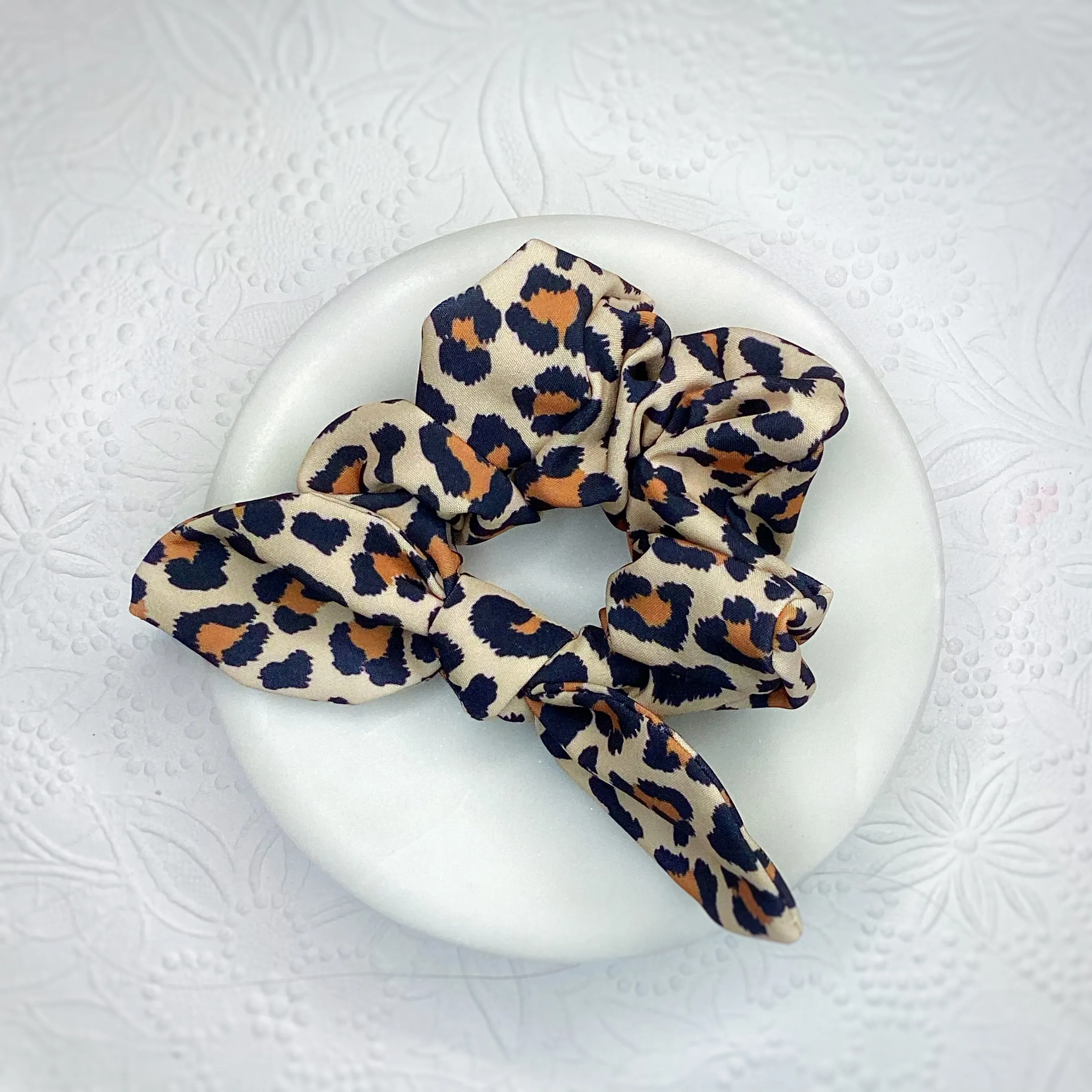 Classic Leopard Bow Strip, Headband and Scrunchie Collection