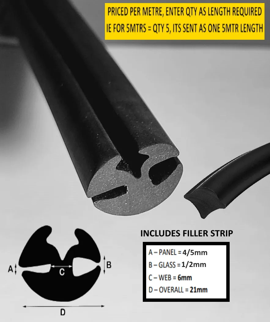 Claytonrite EPDM Glazing Seals