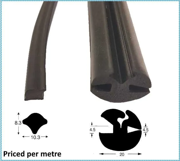 Claytonrite EPDM Glazing Seals