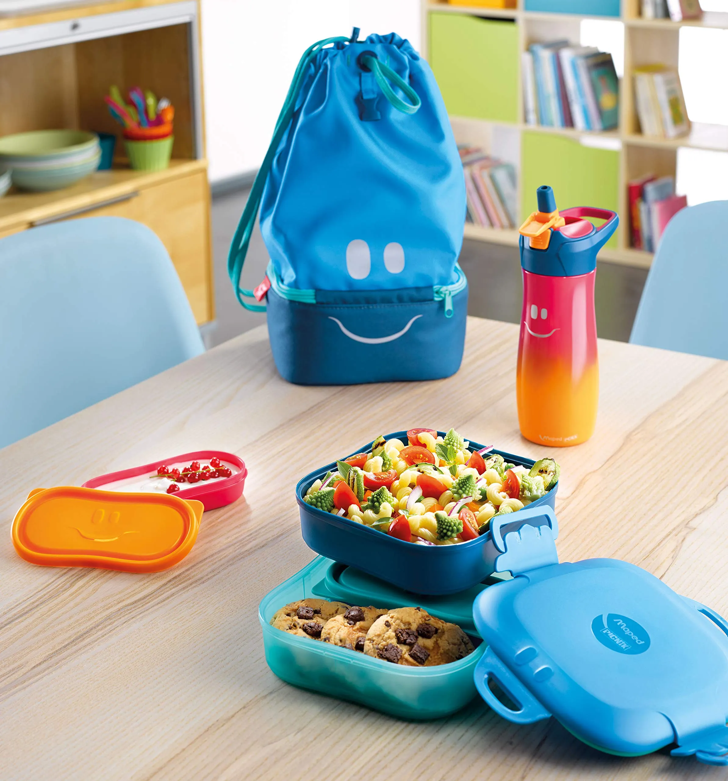 Concept Kids 3-in-1 Lunch Box Blue