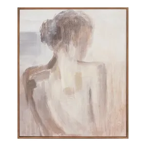 Contemplative Canvas: A Reflective Artwork